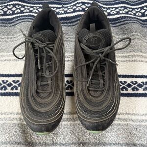 NIKE AIR MAX 97 "MATRIX" BLACK-BLACK-GREEN GLOW SZ 11
